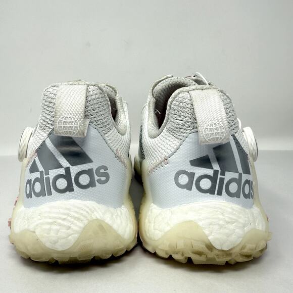 Adidas Codechaos 22 BOA Sneaker Womens 7 White Pink Spikeless Golf Shoes GX3944 - Picture 4 of 8